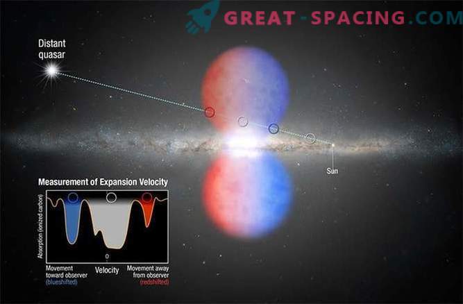Una misteriosa galassia a bolle che viaggia a rotta di collo