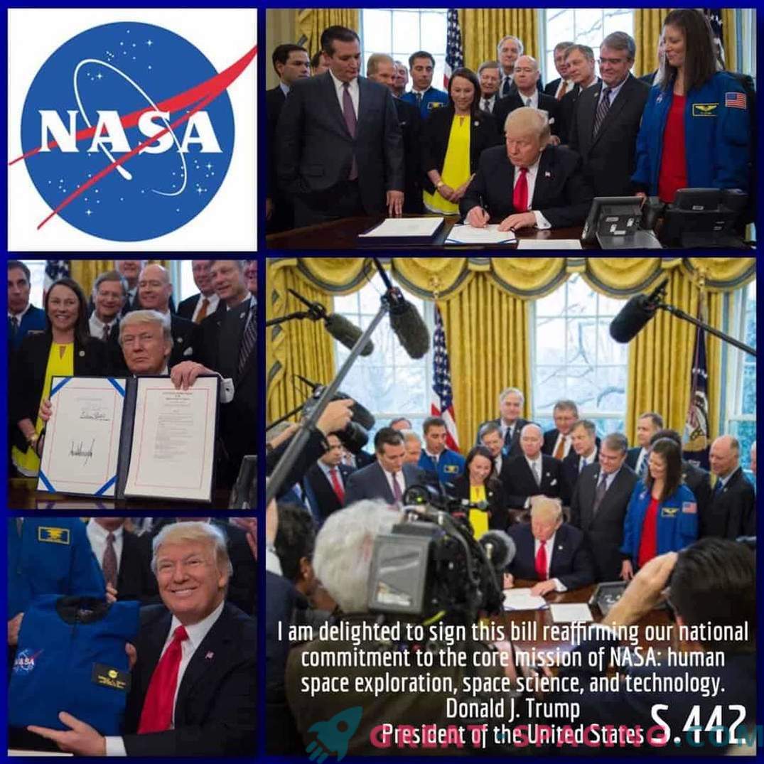 Trump considera prioritaria la missione umana su Marte