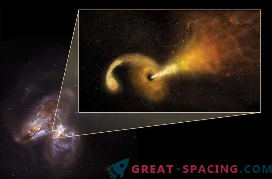 Un buco nero distrugge una stella