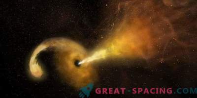 Un buco nero distrugge una stella