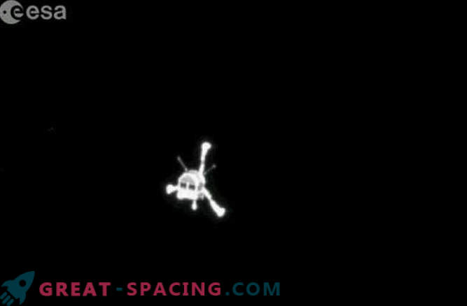 La sonda di Phil si separa dalla Rosetta e si sposta in superficie.