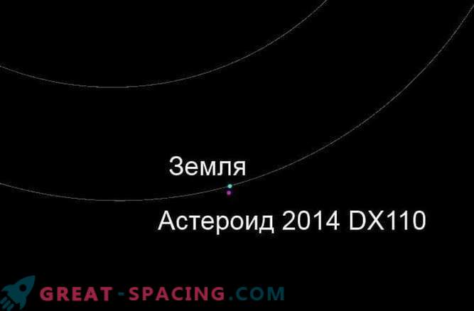 Asteroid 2014 DX110 lendas Maa lähedal