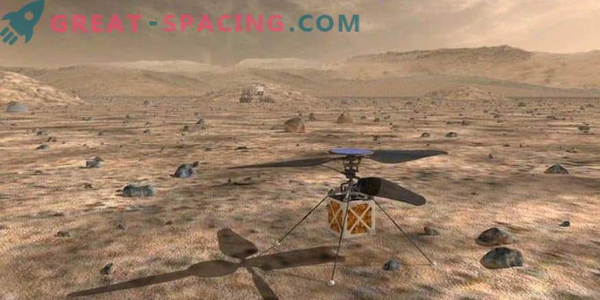 La NASA prevede di inviare un mini-elicottero su Marte