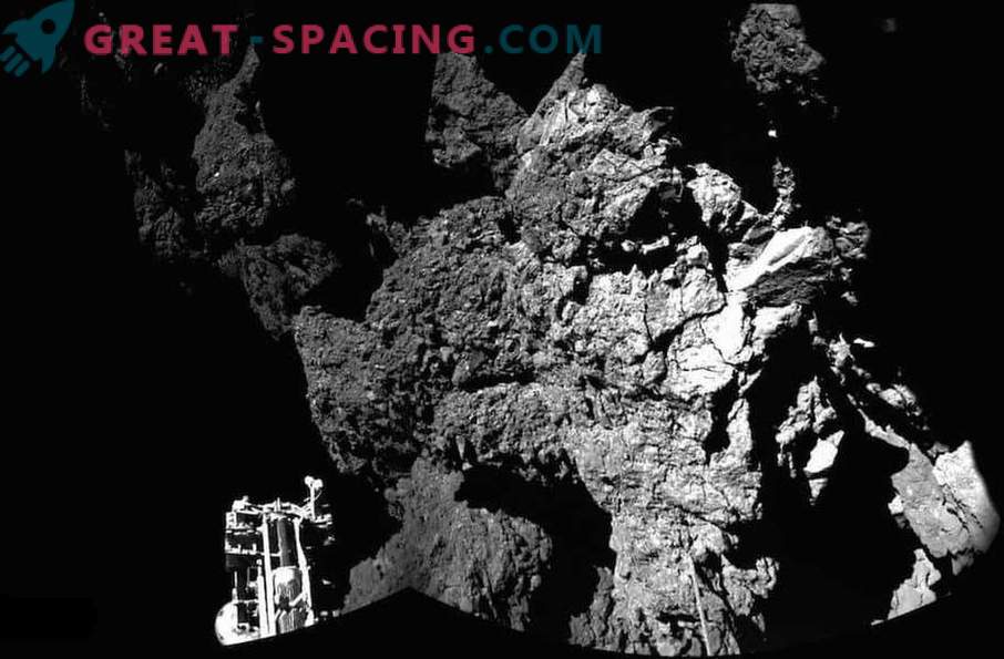 Ottenute le prime fotografie della cometa Churyumov-Gerasimenko dal modulo di atterraggio di Phil