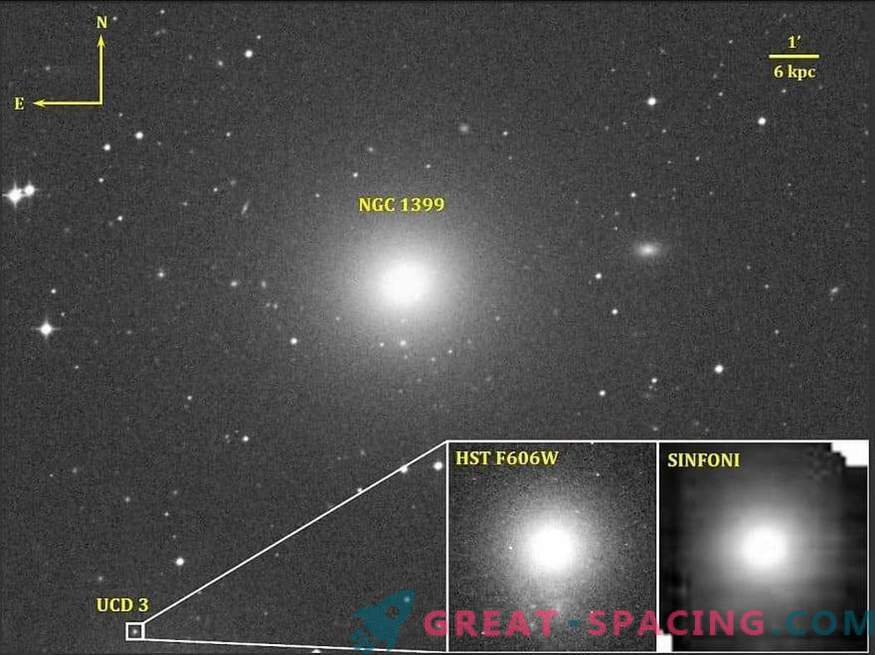 Buco nero supermassiccio in una galassia nana ultracompatta