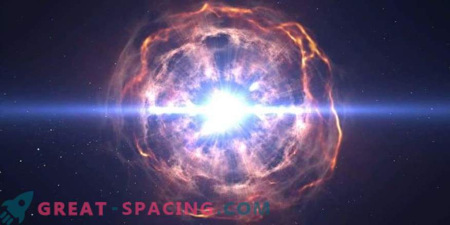 La stella è stata distrutta da un lampo di supernova