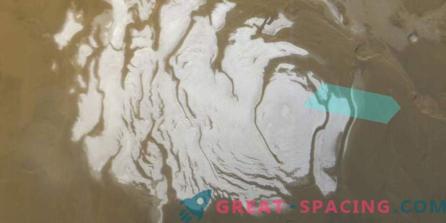 Su Marte, trovate i più grandi depositi di ghiaccio d'acqua