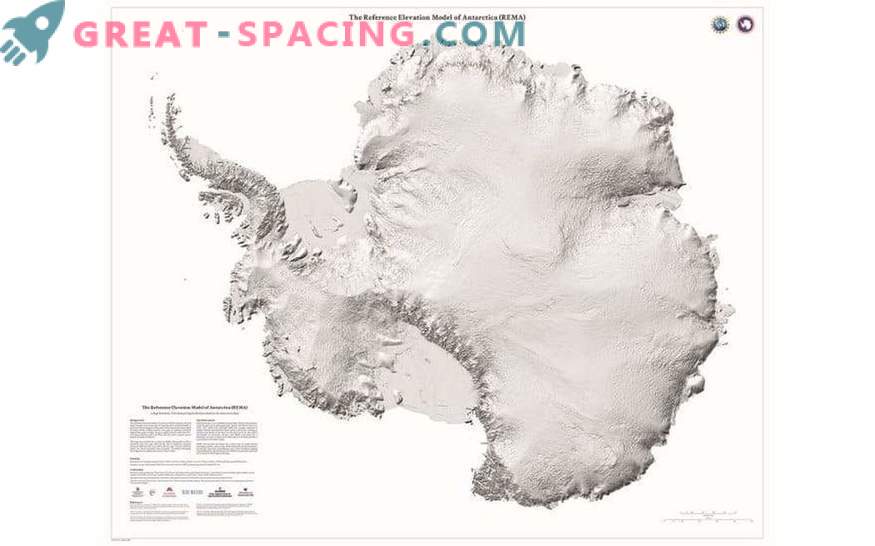 Splendidi dettagli dell'Antartide nella nuova mappa con alta risoluzione
