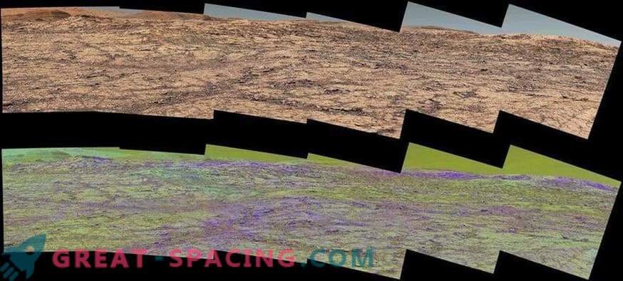La cresta marziana manifesta le abilità cromatiche del rover