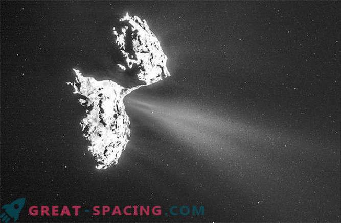 Rosetta cattura flussi di gas in fuga da una cometa