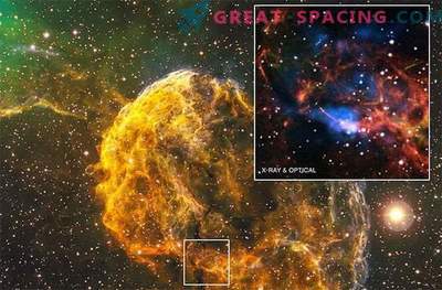 Мистериозен пулсар и маглина се родени од една супернова