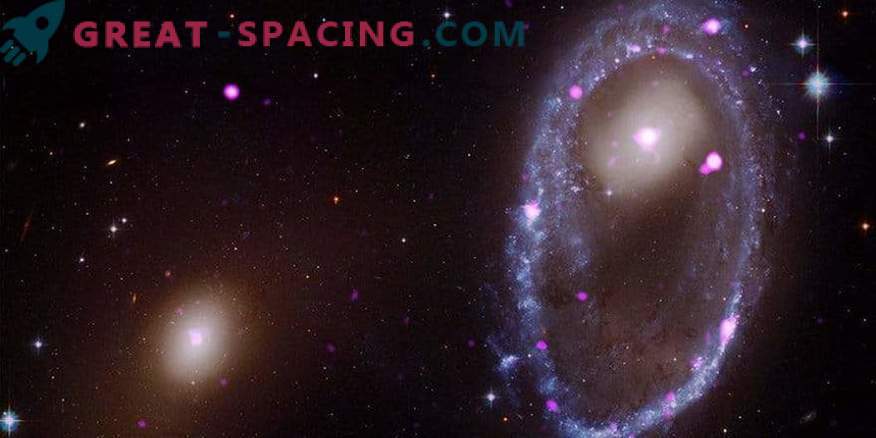 La galassia mostra un anello insolito nei raggi x