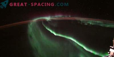 Foto del cosmo: vista orbitale delle luci