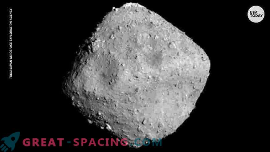 Segni d'acqua sulla superficie dell'asteroide Bennu