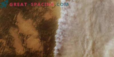 Bilder av kosmos: Martens dammstorm