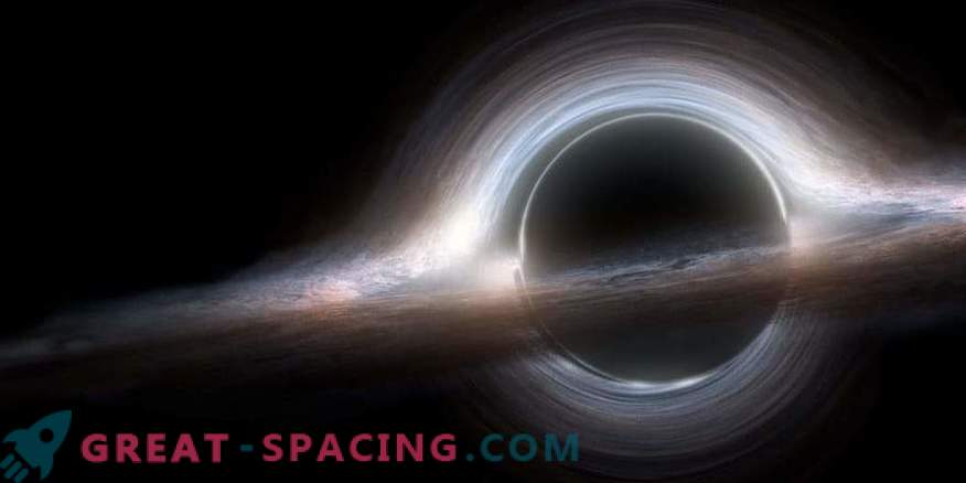 ¡El material cae en un agujero negro a una velocidad de 90,000 km / s!