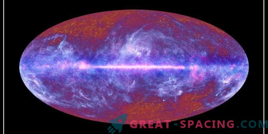Mappa dell'energia della Via Lattea