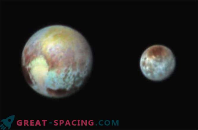New Horizons ha realizzato una foto a colori di Plutone e Caronte