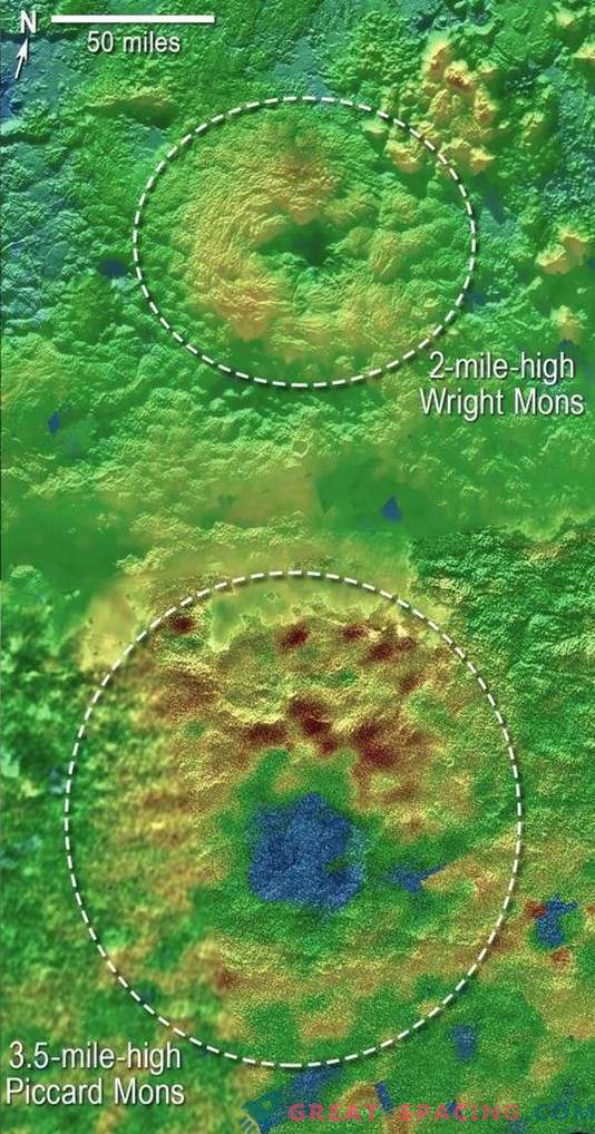 Strane montagne su Plutone potrebbero essere vulcani di ghiaccio