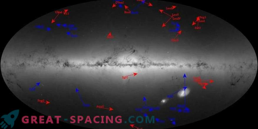 Galassie che ballano attorno alla Via Lattea