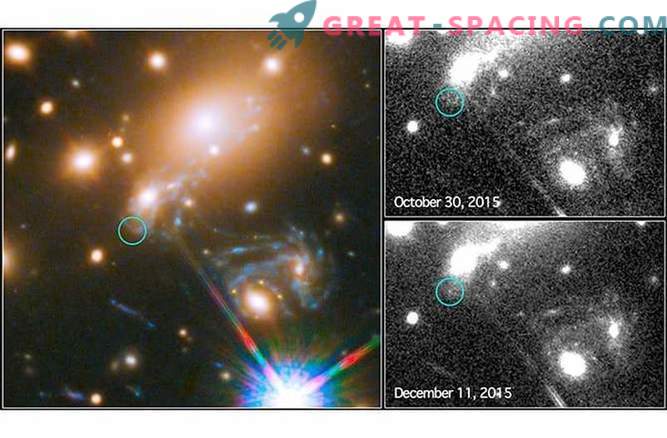 Supernova Einstein's Cross slaat terug