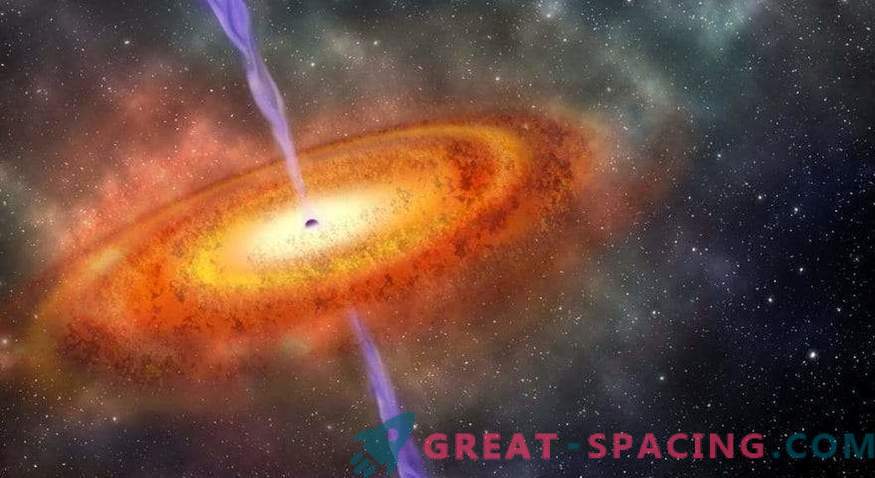 Buco nero supermassiccio nell'universo dei bambini