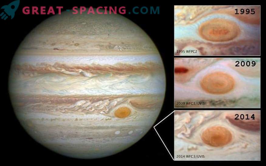 The Great Red Spot continua a ridursi. Cosa succede su Jupiter