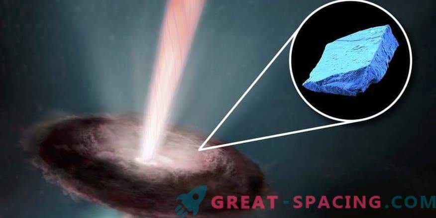 I cristalli blu nelle meteoriti rivelano il passato solare
