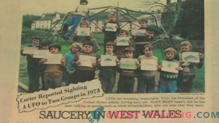 Incidente in Galles - 1977. Gli scolari sono sicuri di aver visto una nave aliena