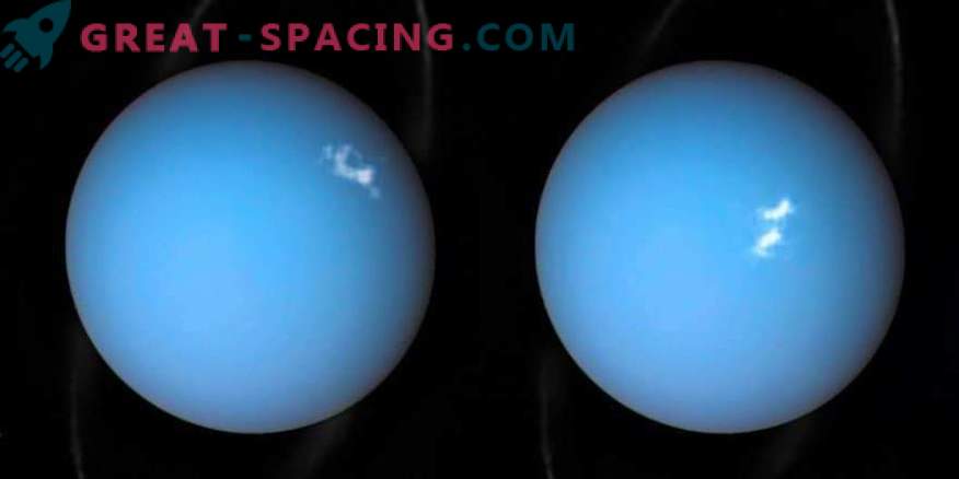 Luci polari su Urano