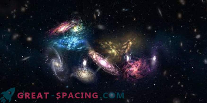 Gli scienziati hanno catturato una massiccia fusione di galassie nel primo Universo