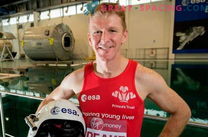 L'astronauta britannico progetta di prendere parte alla Maratona di Londra