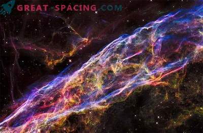 Hubble ha proporcionado nuevas imágenes ampliadas de la Nebulosa Voil