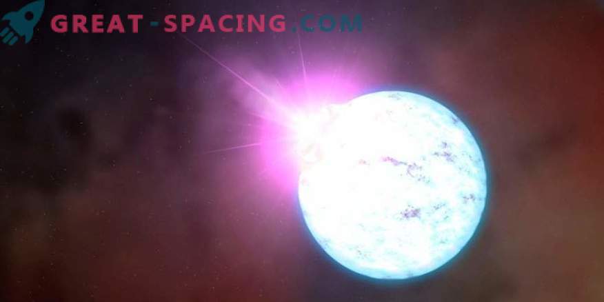 Una stella di neutroni con un potente campo magnetico lancia un getto?