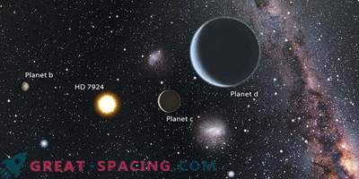 Звездна система с три суперземи