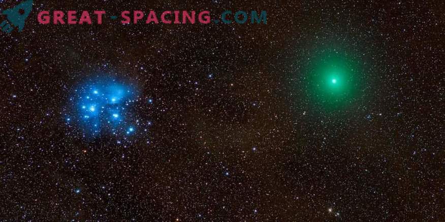 Cometa, meteora, nebulosa e Pleiadi in una foto epica