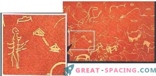10 insoliti dipinti rupestri che suggeriscono esseri extraterrestri. Secondo gli ufologi
