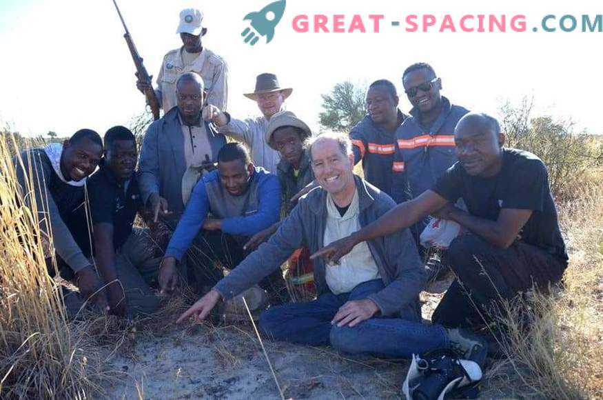 Frammento di asteroide di impatto trovato in Botswana