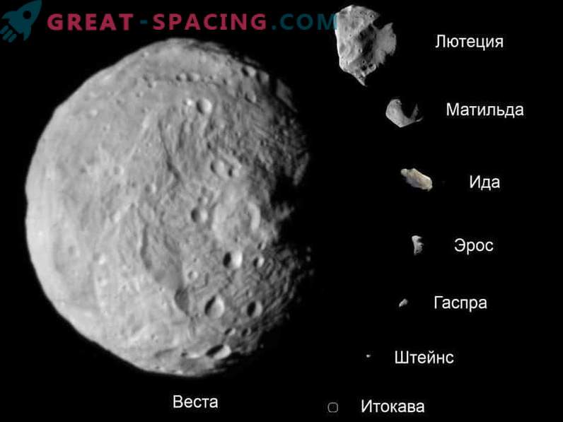 Vesta è l'asteroide più grande e più brillante del Sistema Solare