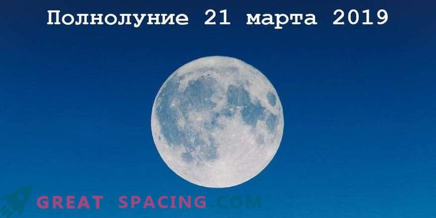 Quale sarà la luna piena il 21 marzo 2019
