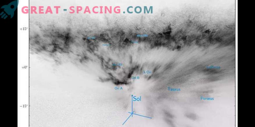 Video della polvere cosmica della Via Lattea in 3D