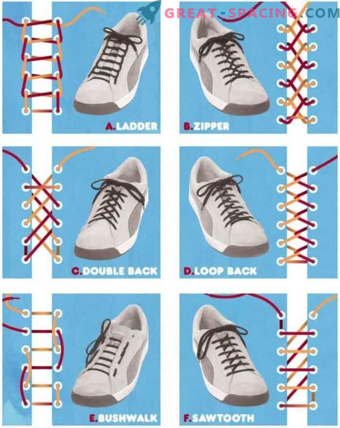 Come legare i lacci delle scarpe alle sneakers?