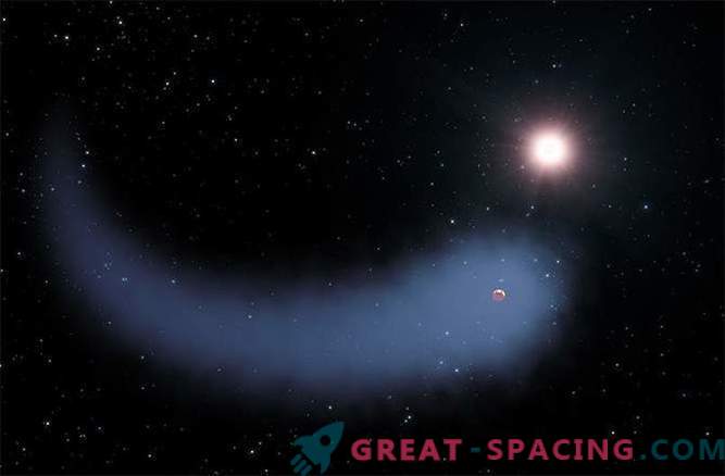 Gli scienziati hanno scoperto un pianeta caldo con una coda di cometa gigante