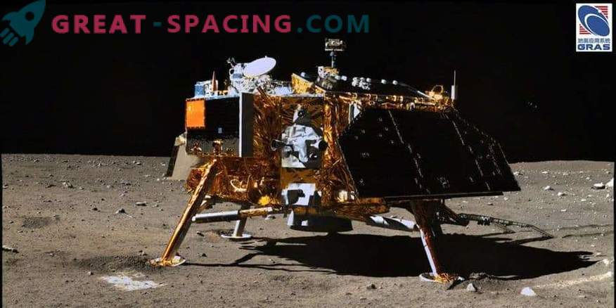Sul sito di atterraggio della sonda cinese sulla luna è apparso il nome