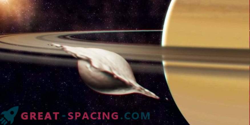 Dettagli della storia dei piccoli satelliti interni di Saturno