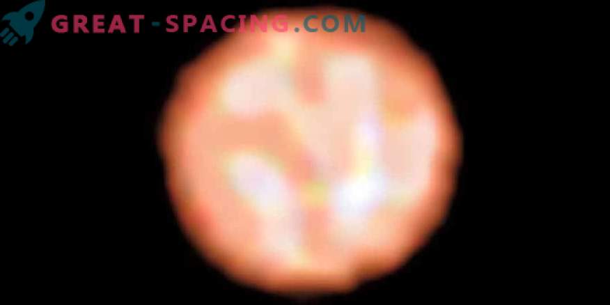 Prime immagini dettagliate della superficie di una stella gigante