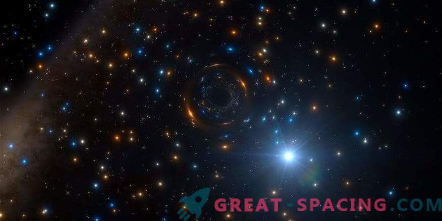 Un buco nero si nasconde in un ammasso stellare di grandi dimensioni