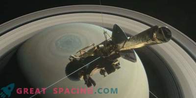 Novo vídeo de primeiro mergulho da Cassini