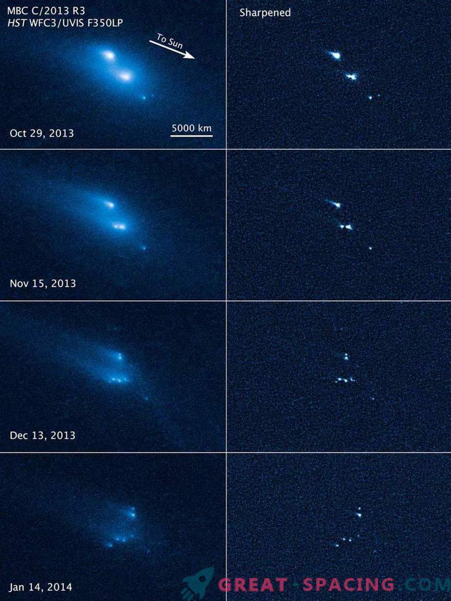 Hubble näitas asteroidi salapärast kokkuvarisemist