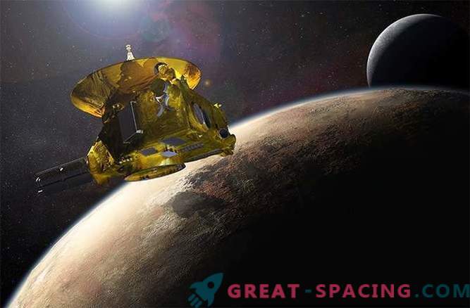 Veicolo spaziale NASA che si avvicina a Pluto